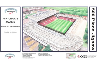 Ashton Gate Stadium Fine Art Jigsaw Puzzle - Bristol City FC